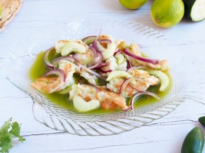 Aguachile de camarón