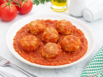 Albóndigas de pavo en salsa de tomate