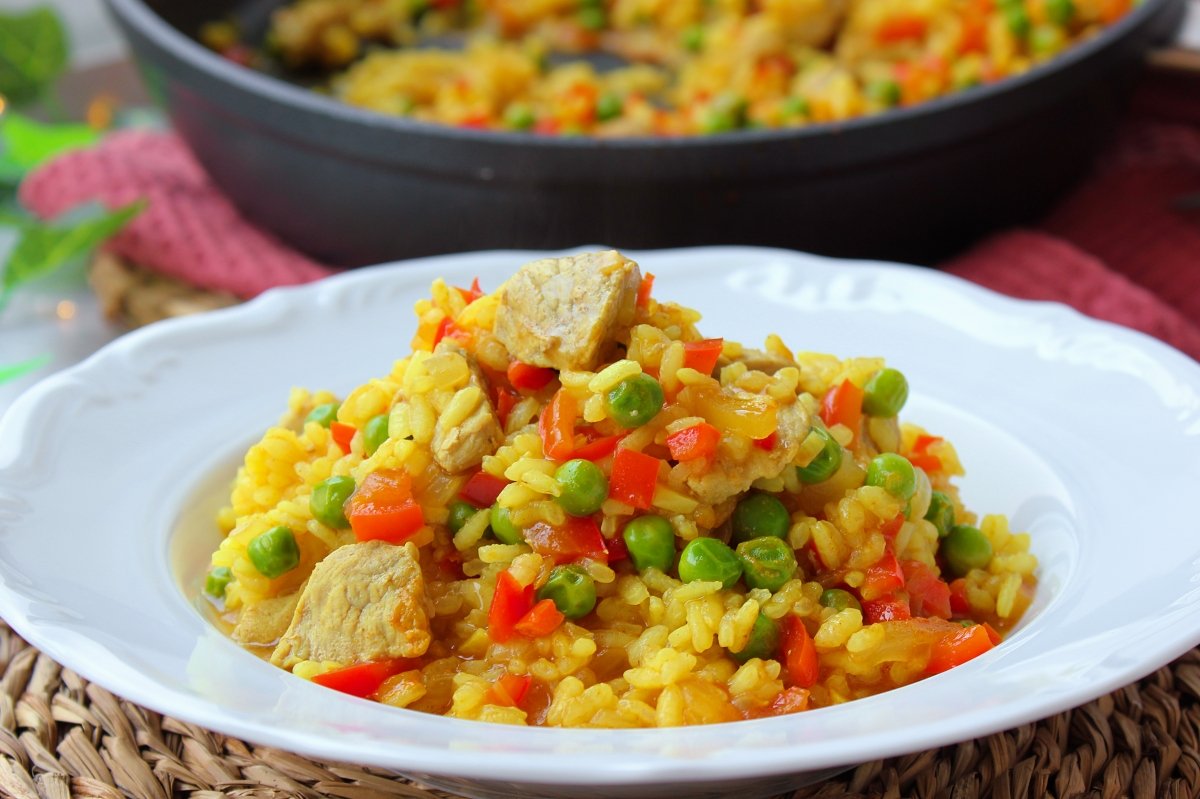 Arroz a la milanesa