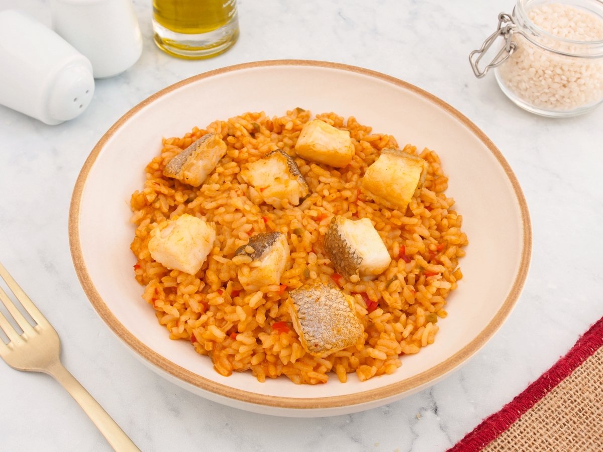 Arroz con bacalao casero