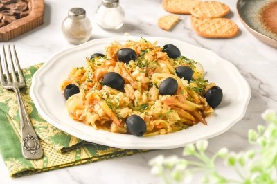 Bacalao dorado o bacalhau à Brás
