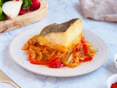 Bacalao encebollado