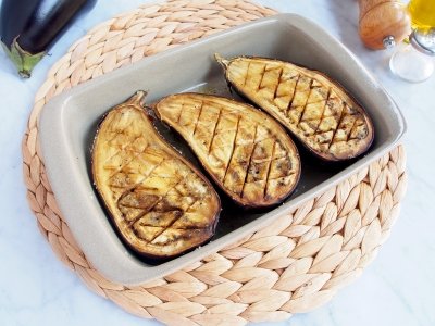 Berenjenas asadas al horno
