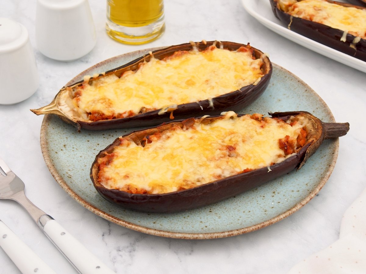 Berenjenas rellenas atún