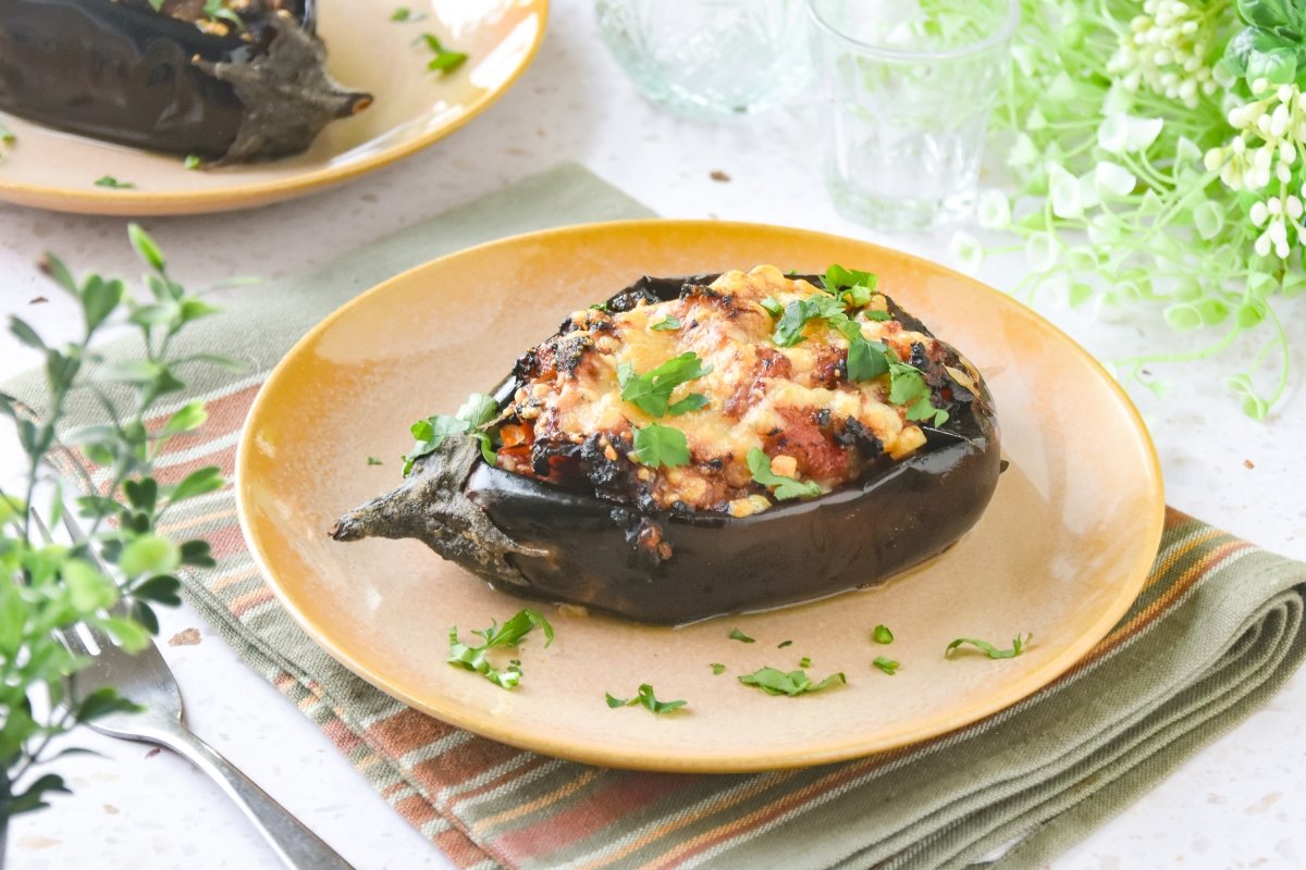 Berenjenas rellenas de carne