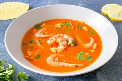 Caldo de camarón