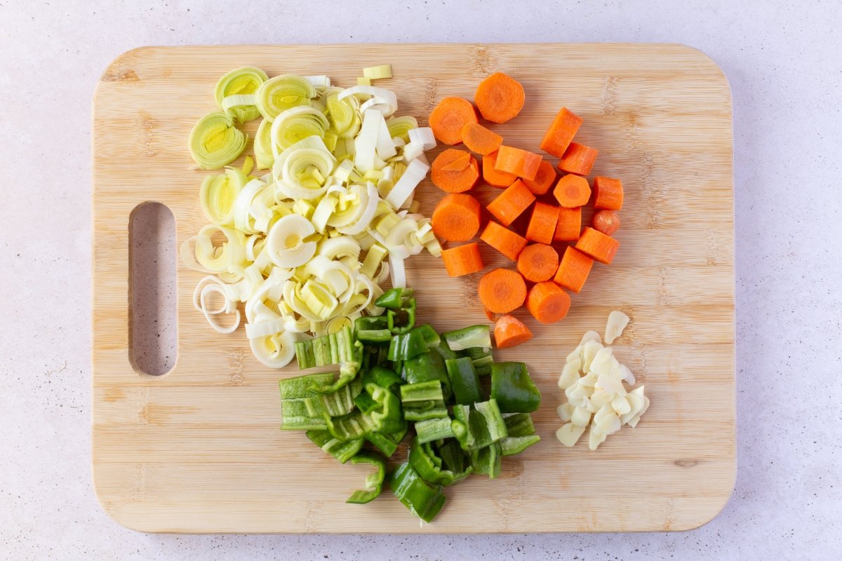 Cortamos las verduras