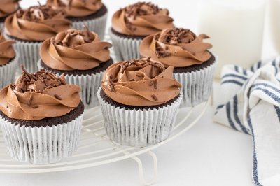 Cupcakes de chocolate