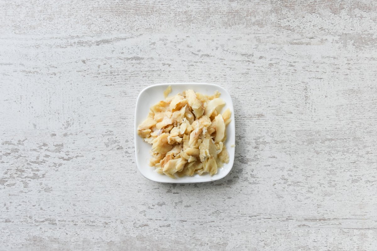 Damos un hervor al bacalao desalado