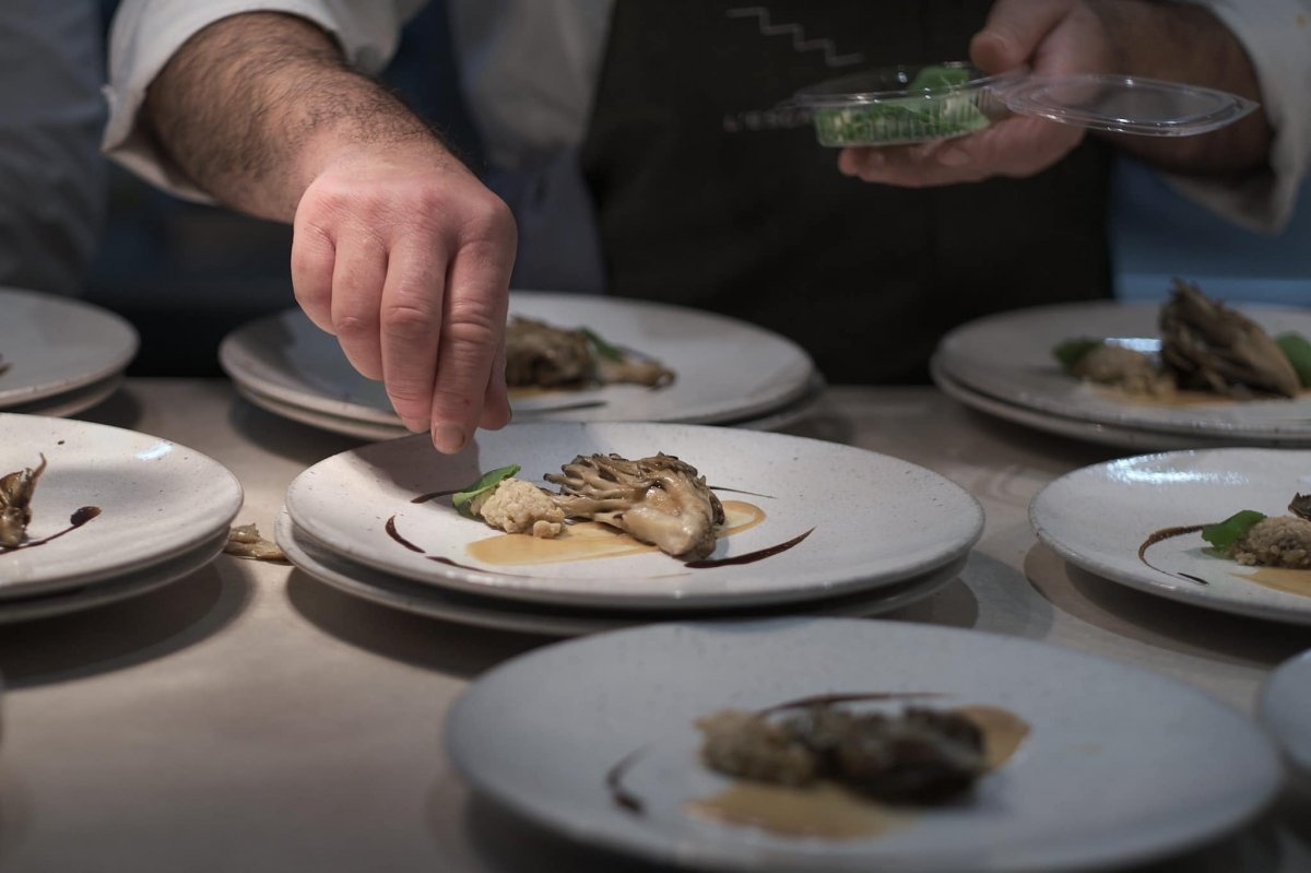 Emplatado del restaurante L'Escaleta en la localidad de Cocentaina