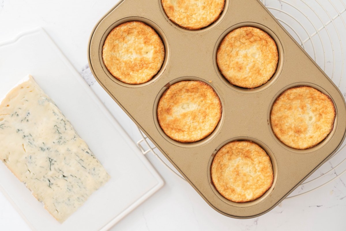 Enfriamos las cheesecakes de Gorgonzola