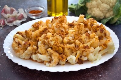 Coliflor al ajoarriero
