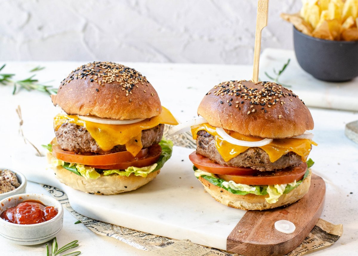 Hamburguesas al carbón