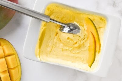 Helado de mango