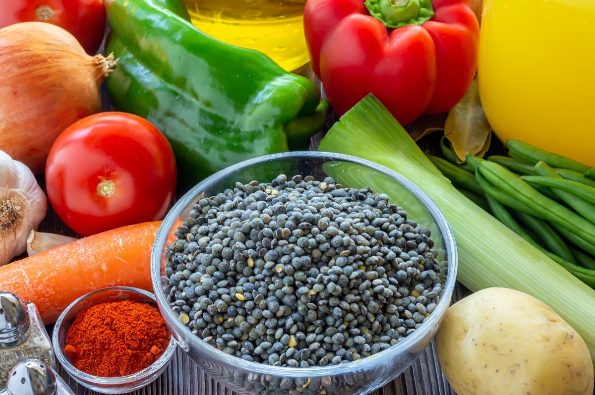 Ingredientes de la sopa de lentejas