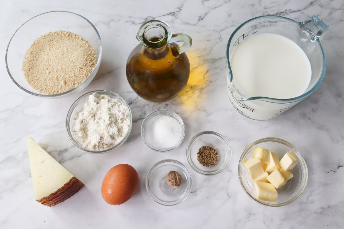 Ingredientes de las croquetas de queso