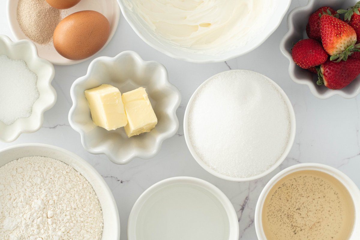 Ingredientes del savarín