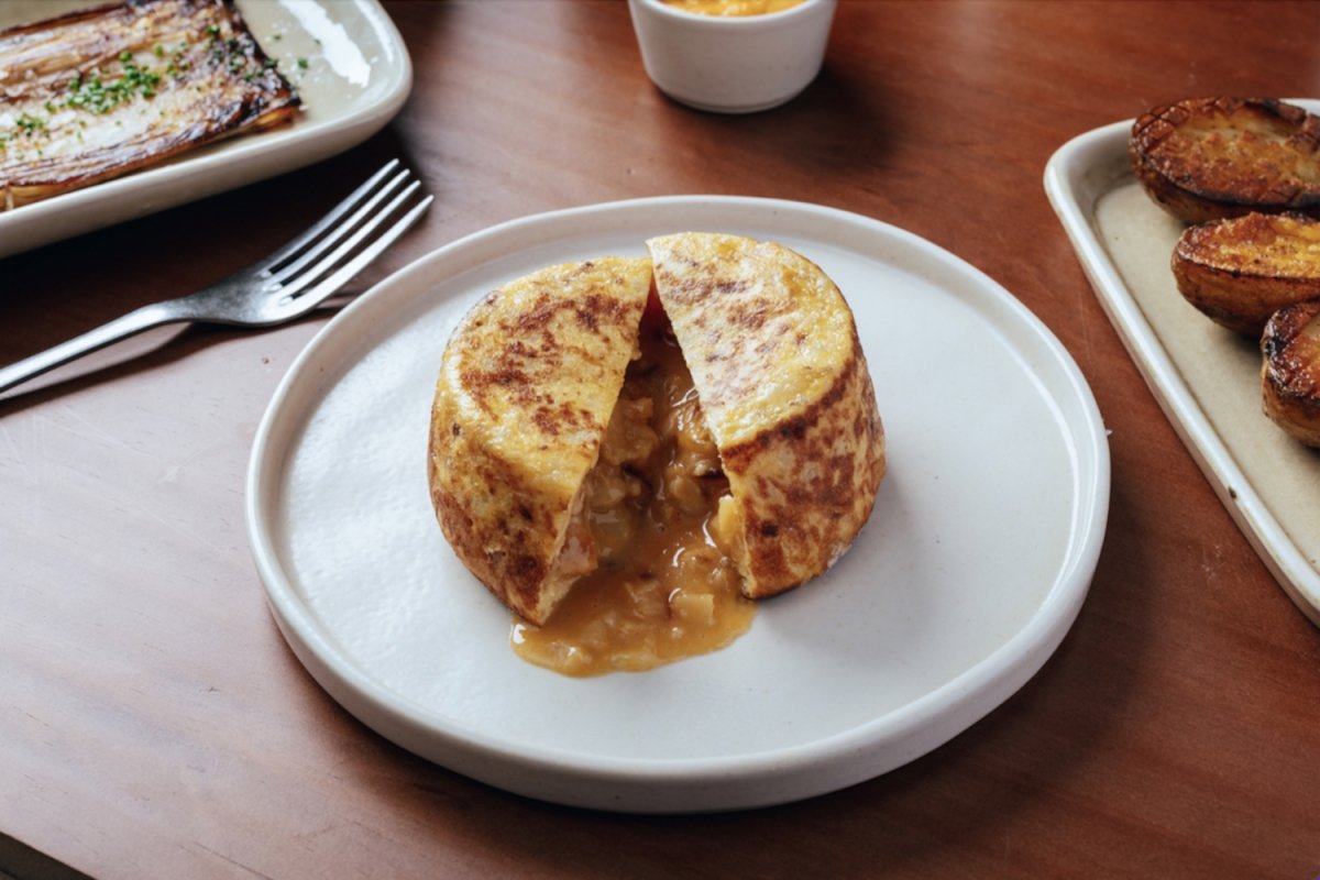 Innovadora tortilla de patatas de Cakareo en Madrid