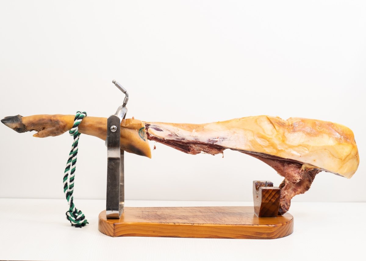 Jamón recién girado