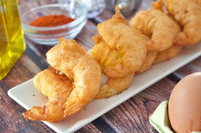 Gambas a la gabardina