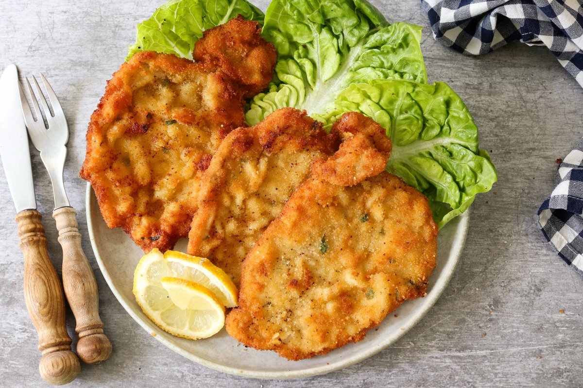 Lomo de cerdo empanado