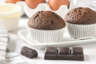 Magdalenas de chocolate