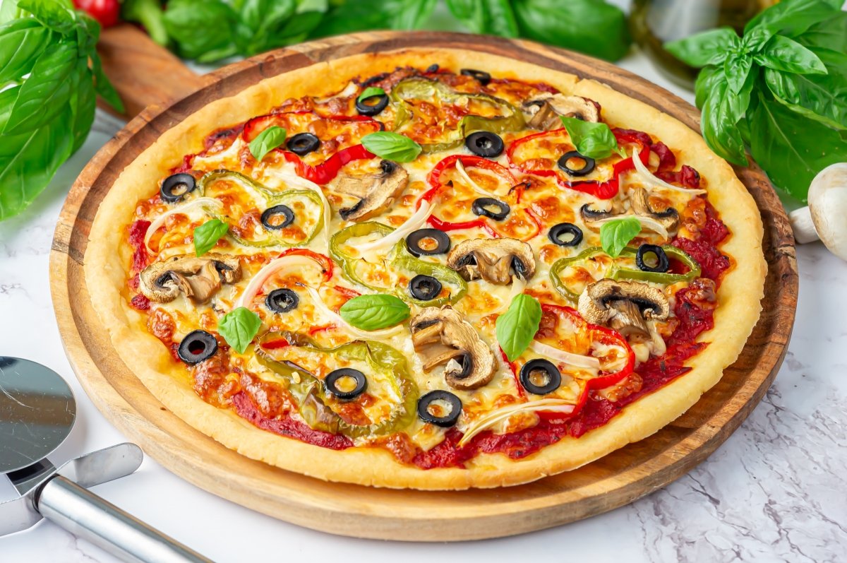 Masa de pizza sin gluten