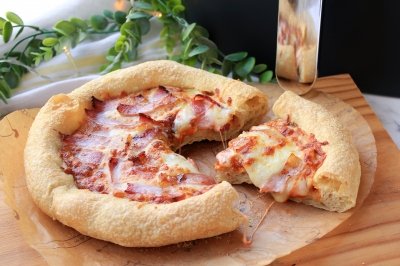 Pizza en freidora de aire