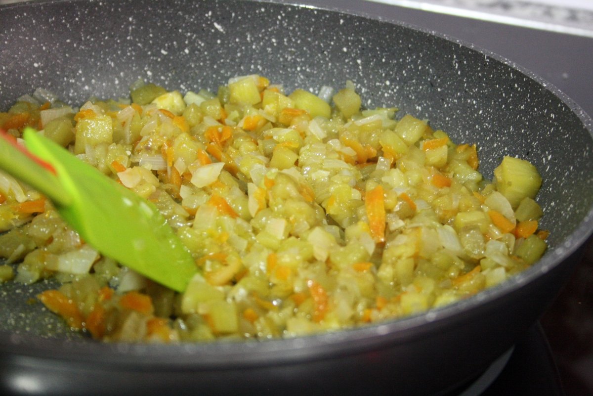 Pochar todas las verduras
