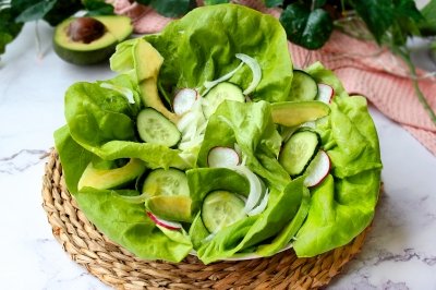 Ensalada verde de lechuga