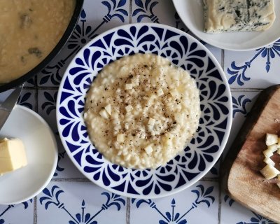Risotto de queso