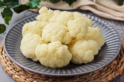 Coliflor al vapor