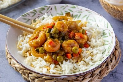 Ku-bak con gambas