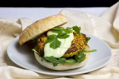 Hamburguesa de quinoa y verduras