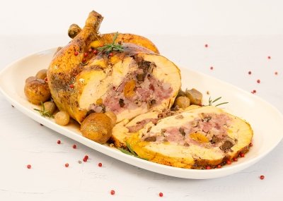 Pularda rellena
