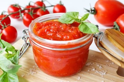 Salsa de tomate casera