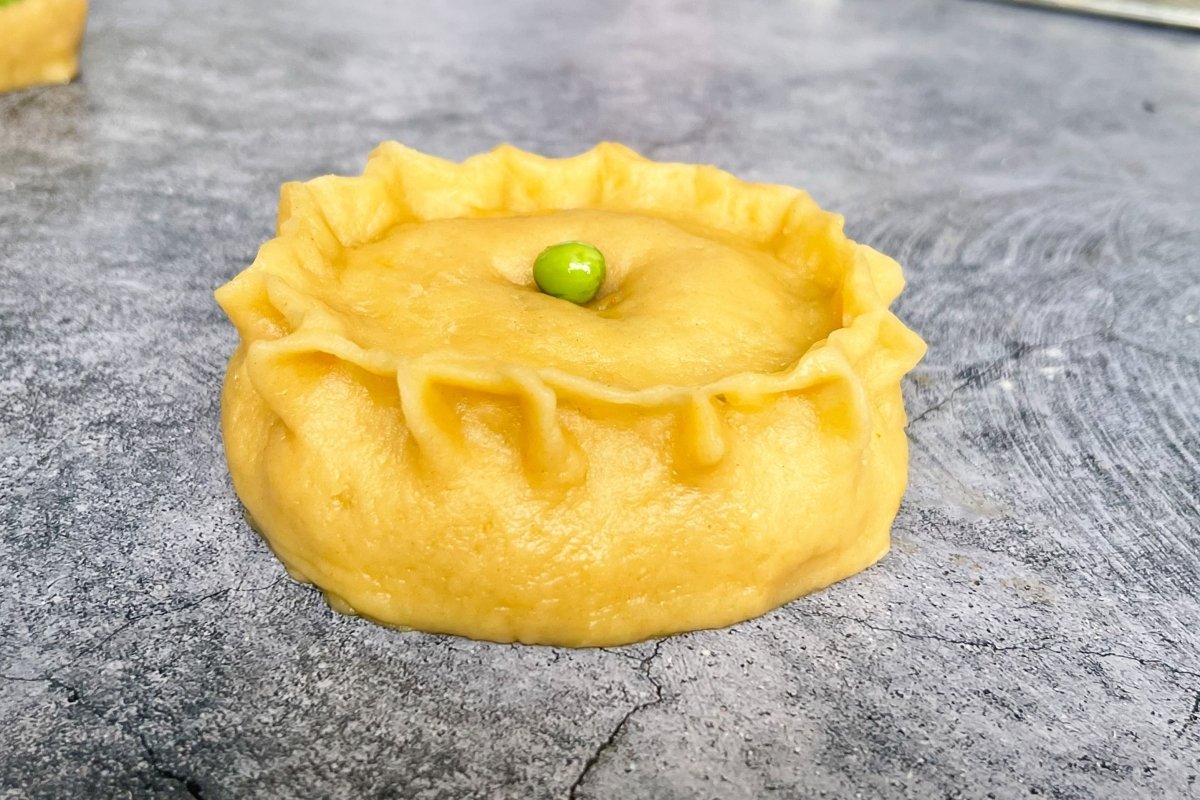 Sellar los bordes de la empanada