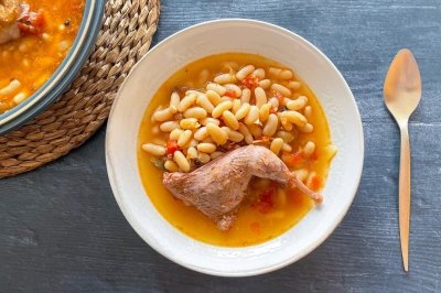 Alubias con perdiz