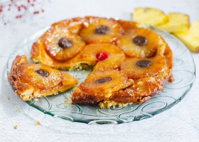 Tarta Tatin de piña