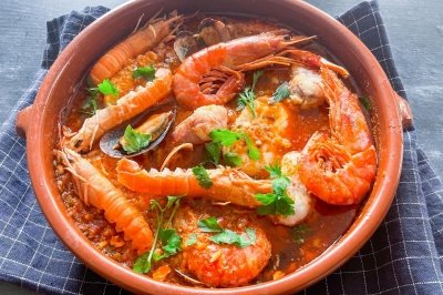 Zarzuela de pescado y marisco